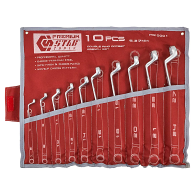 Набор ключей накидных, 10пр. 6-27 мм (ITQ10001) Stab
