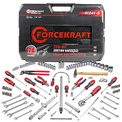 Набор инструментов 124пр. 1/4", 1/2" (6гр.)(4-32мм)(FK-41241-5) FORCEKRAFT