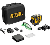 Уровень лазерный аккум. м-призм. DLV-360-3T, 30м, точн. ±0,3 мм/м, зеленый луч, сум. (35080) DENZEL