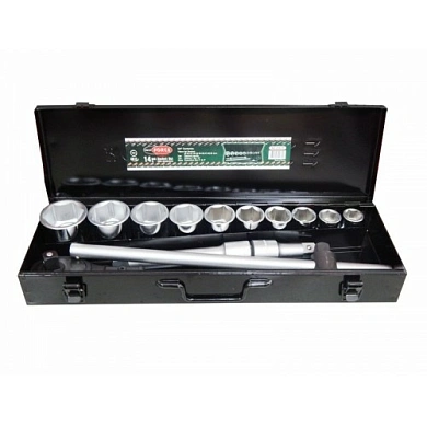 Набор головок с трещоткой и удлинителями (3/4") 22-50мм, 14пр. (RF-6141-5) Rock Force