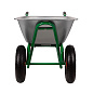 Тачка садово-строительная, 2-х колесн., усил., грузоподъемность 320 кг, объем 100 л (68923) PALISAD фото5
