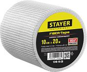 Лента серпянка самоклеящаяся 100мм/20м "FIBER-Tape""Professional" (1246-10-20) STAYER