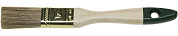 Кисть плоская "LASUR-STANDARD", смешанная (натуральная и искусственная) щетина, деревянная ручка, 25мм (01031-25) STAYER