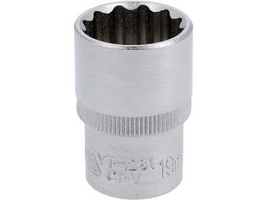 Головка 1/2" 19мм 12гр. (L=38мм)(YT-1281) YATO