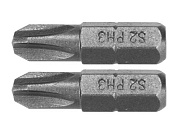 Бита PH3х25мм 1/4" (2шт.) AlSl S2 (YT-77873) YATO