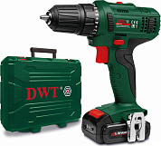 Дрель-шуруповерт аккум. ABS-18 L-2 BMC (18 В, 2 акк. х 1.5 А/ч Li-Ion, 28 Нм, чем.) DWT