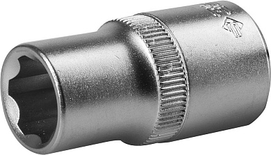 Головка 1/2" 13мм, профиль SUPER LOCK, L=105мм, Cr-V "МАСТЕР" (27725-13_z02) ЗУБР