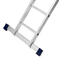 Лестница-трансформер алюм. шарнирная, 4х4 ступ, 4660мм, слож.220х340х280мм, (97882) СИБРТЕХ фото9