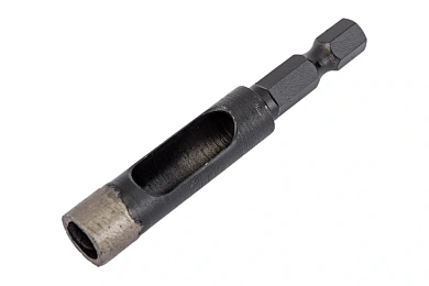 Коронка алмазная 10мм, керамогранит, хв. 1/4" (GCB754) Trio-Diamond