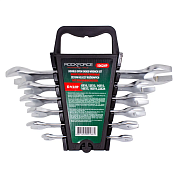 Набор ключей рожковых, 6пр. (8х10, 12х13, 14х15, 16х17, 18х19, 22х24мм) (RF-5062MP) RockFORCE