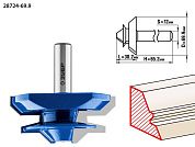 Фреза кромочная для углового сращивания, D= 69,9мм, рабочая длина-30,2мм,хв.-12мм (28724-69.9) ЗУБР