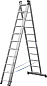 Лестница универсальная, трехсекционная со стабилизатором, 11 ступеней (38833-11) СИБИН фото2