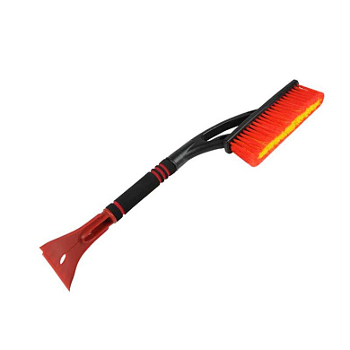 Щетка для очистки снега 61 см с мягкой ручкой, красная SPEC, SPEC