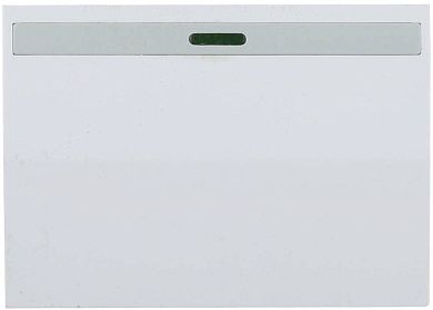 Выключатель СВЕТОЗАР "ЭФФЕКТ" проходной, с эффектом свечения, одноклавишный, без вставки  SV-54438-W