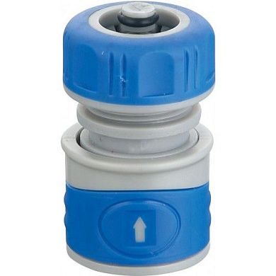 Соединение Быстросъемное 1/2" с аквастопом TPR coated для поливочного шланга на (HD-G6202T) H-D