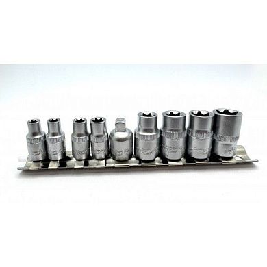 Головки TORX 1/4" E5-8, 3/8" Е10-16 (набор 9шт) (HD-0520) H-D