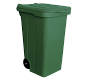 Контейнер пластмассовый хозяйственный для мусора 240л (цвета в ассортименте) фото4