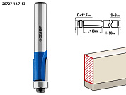 Фреза кромочная с нижним подшип., D= 12,7мм, раб. длина-13мм, хв.-8мм, d-12,7мм (28727-12.7-13) ЗУБР