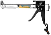 Пистолет для герметика, 320мл, полукорпусной, хром. "Professional" (06671_z01) KRAFTOOL