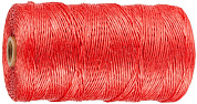 Шпагат многоцелевой полипропиленовый, d=1,5 мм, красный, 60 м, 32 кгс, 0,8 ктекс (50079-060) STAYER