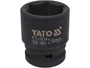 Головка ударн. 1/2" 24мм, L=43мм, 6гр. CrMo (YT-1014) YATO
