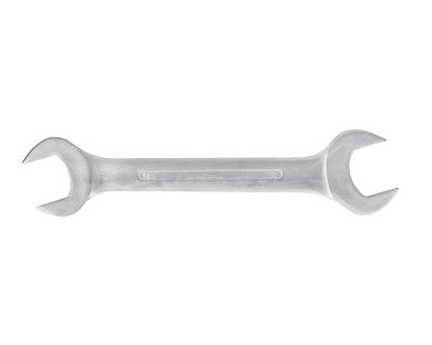 Ключ рожковый двусторонний 50х55мм, хром.покр. (103167) HORTZ