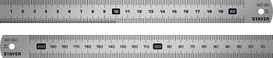 Линейка нержавеющая длина 0.2 м, Professional (3427-020_z02) STAYER