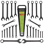 Набор ключей комбинированных 25пр. (6-28, 30, 32мм)(ISMA-5261MP BLACK) ISMA