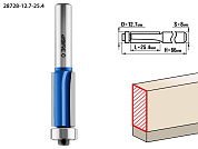 Фреза кром. с нижним подшип., D= 12,7мм, раб. дл.-25,4мм, хв.-8мм, d-12,7мм (28728-12.7-25.4) ЗУБР