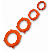 Кольца уплотнительные резиновые 1/2", 3/4", 1" и круглое кольцо, 24пр. (ECO-UO424) BRADAS
