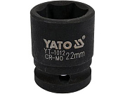 Головка ударн. 1/2" 22мм L39мм 6гр. CrMo (YT-1012) YATO