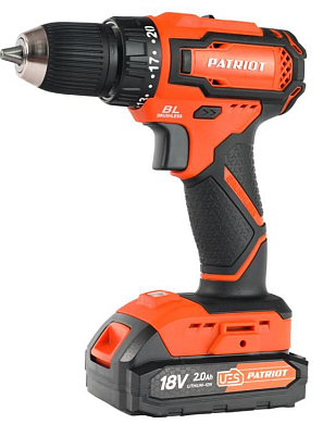 Дрель-шуруповерт BR 207 UES (18.0 В, 2 акк. х 2.0 А/ч Li-Ion, 38 Нм, чем.) PATRIOT / IMPERIAL