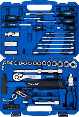 Набор инструмента слесарного (1/2", 1/4"), 63пр. (27670-H58_z01) ЗУБР