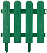 Забор декоративный "ШТАКЕТНИК", 29x224см, зеленый (422209-G) Grinda
