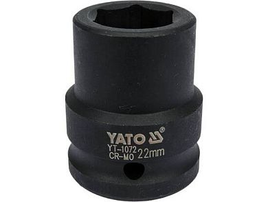 Головка ударн. 3/4" 22мм, L=50мм, 6гр. CrMo (YT-1072) YATO