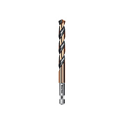 Сверло по металлу ц/х 8.0х75х117 мм, HSS, хв. HEX 1/4", класс A1 "IMPACT READY" (29652-8) KRAFTOOL