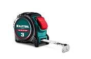 Рулетка 3м/16мм, автостоп, нейлон. двухстор. полотно, магн. "AutoStop" (3412-3-16_z01) KRAFTOOL