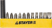 Набор бит с магнитным держателем,12 предметов "MASTER" (2609-H12_z01) STAYER