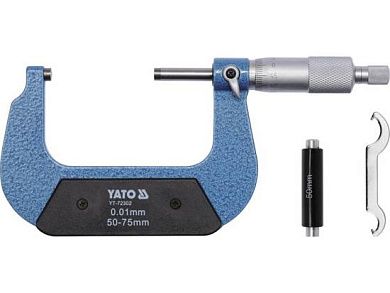 Микрометр 50-75мм (YT-72302) YATO