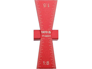 Шаблон для соединения ласточкин хвост 64x23x18мм. (YT-44081) YATO