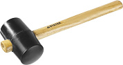 Киянка резиновая черная с деревянной ручкой, 450г (20505-65) STAYER