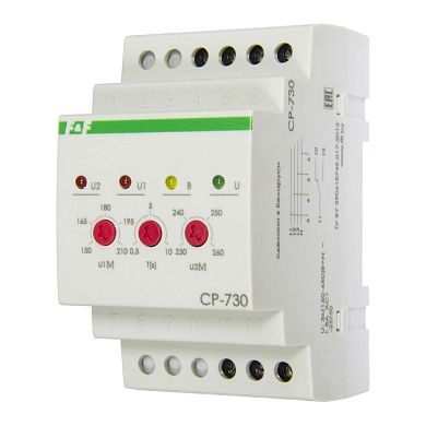 Реле контроля напряжения CP-730 (230-260В 8А 1NO/NC) EA04.009.004 Евроавтоматика ФИФ