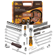 Набор инструментов 82пр. 1/4'', 3/8'' (6гр.)(4-22мм)(FT-4821-5DS) FORSTIME