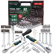 Набор инструментов 82пр. 1/4" 3/8" (6гр.)(RF LIGHT-4821-5DS) RockFORCE LIGHT