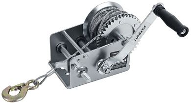 Лебедка ручная барабанная WH 1100B (трос 8м Ø 5мм 1,1т крюк 1) PATRIOT