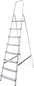 Лестница-стремянка алюм.  8 ступ. 169/242см, 5.4кг Новая высота NV 111, (1110108)