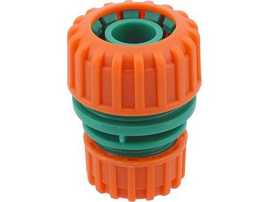 Соединитель шланг 1/2" х шланг 3/4", ABS (89233) FLO