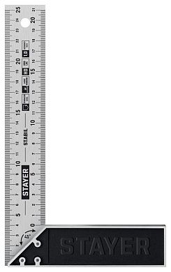Угольник столярный,250 мм,, Professional 3431-25)(3431-25_z02) STAYER
