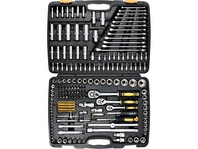 Набор слесарного инструмента (1/2", 3/8", 1/4") 216пр. (58700) Vorel