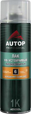 Лак УФ-устойчивый - Высокоглянцевый - Аэрозоль 650мл №6 (ATP-A07317) AUTOP